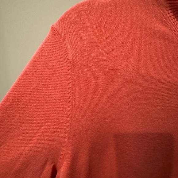 Chico’s Soft Orange Turtleneck Sweater Size 1 (M) - Picture 7 of 13